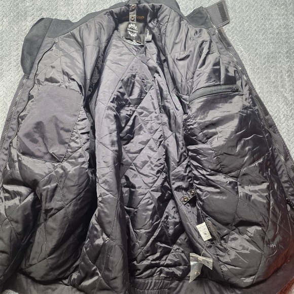 VTG Ski-Doo XPS Performance Bombardier Snowmobile Jacket Men's XLT Black Patches - Picture 3 of 16